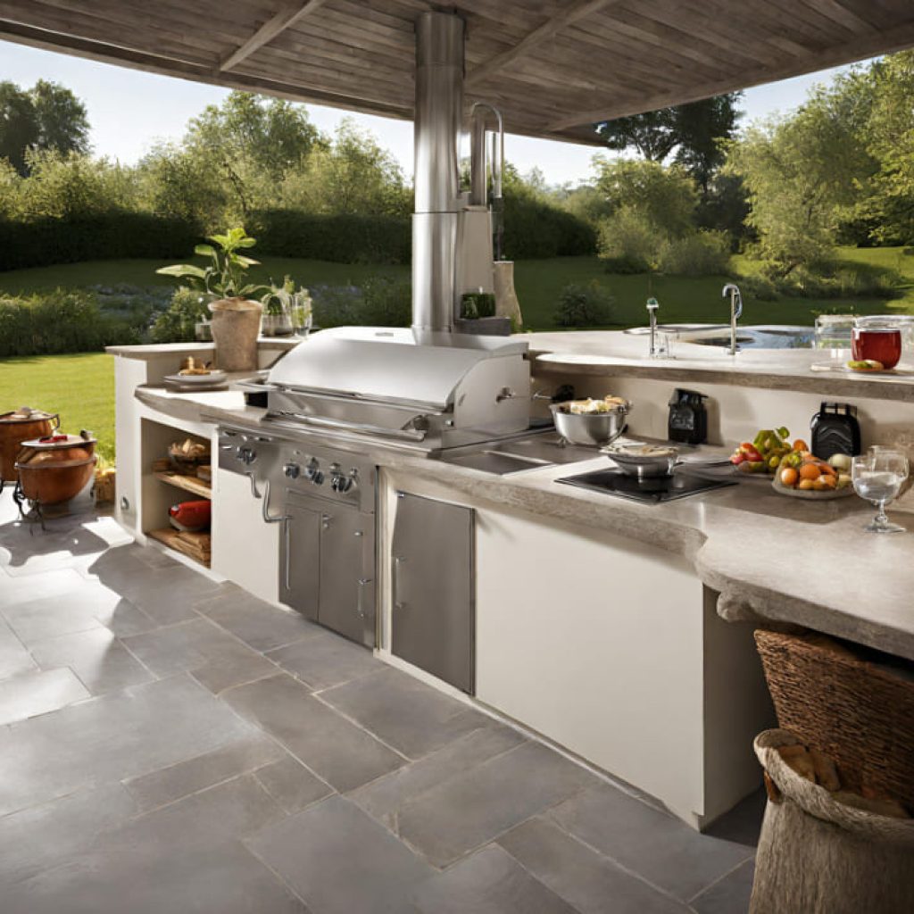 Porcelain and ceramics for outdoor stoves and ovens